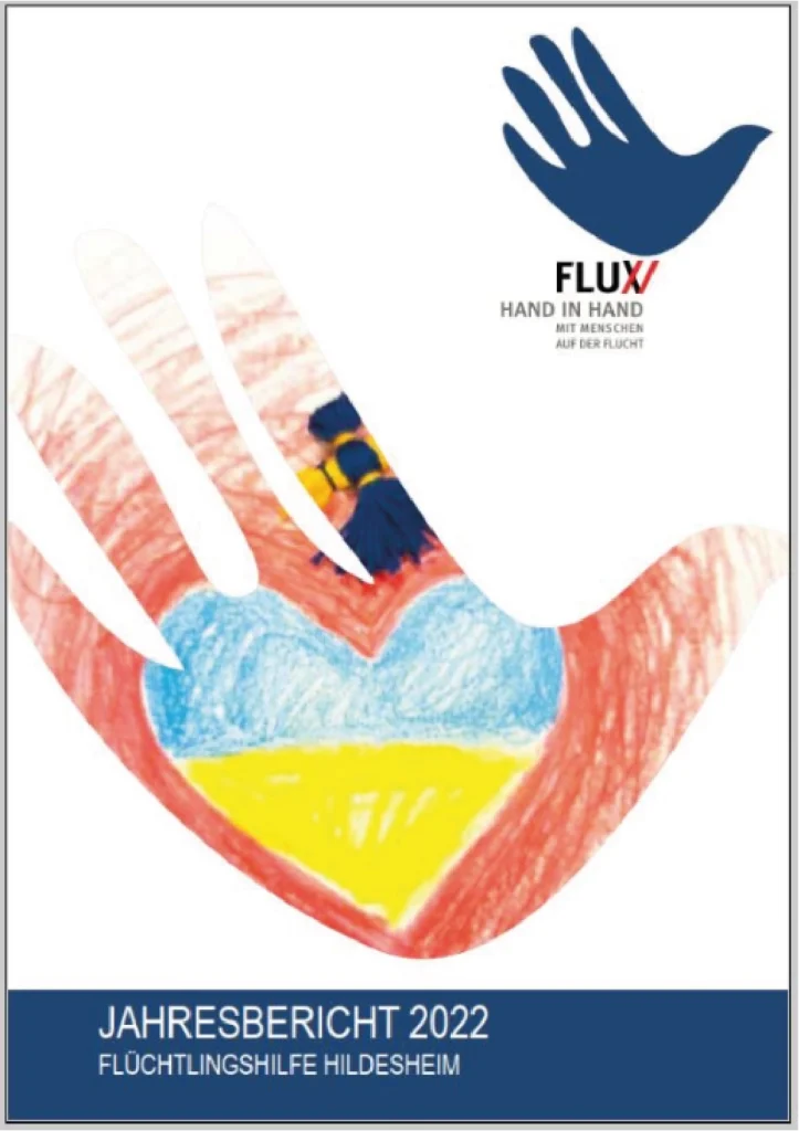 Cover des Flux Flüchtlingshilfe Jahresbericht 2022