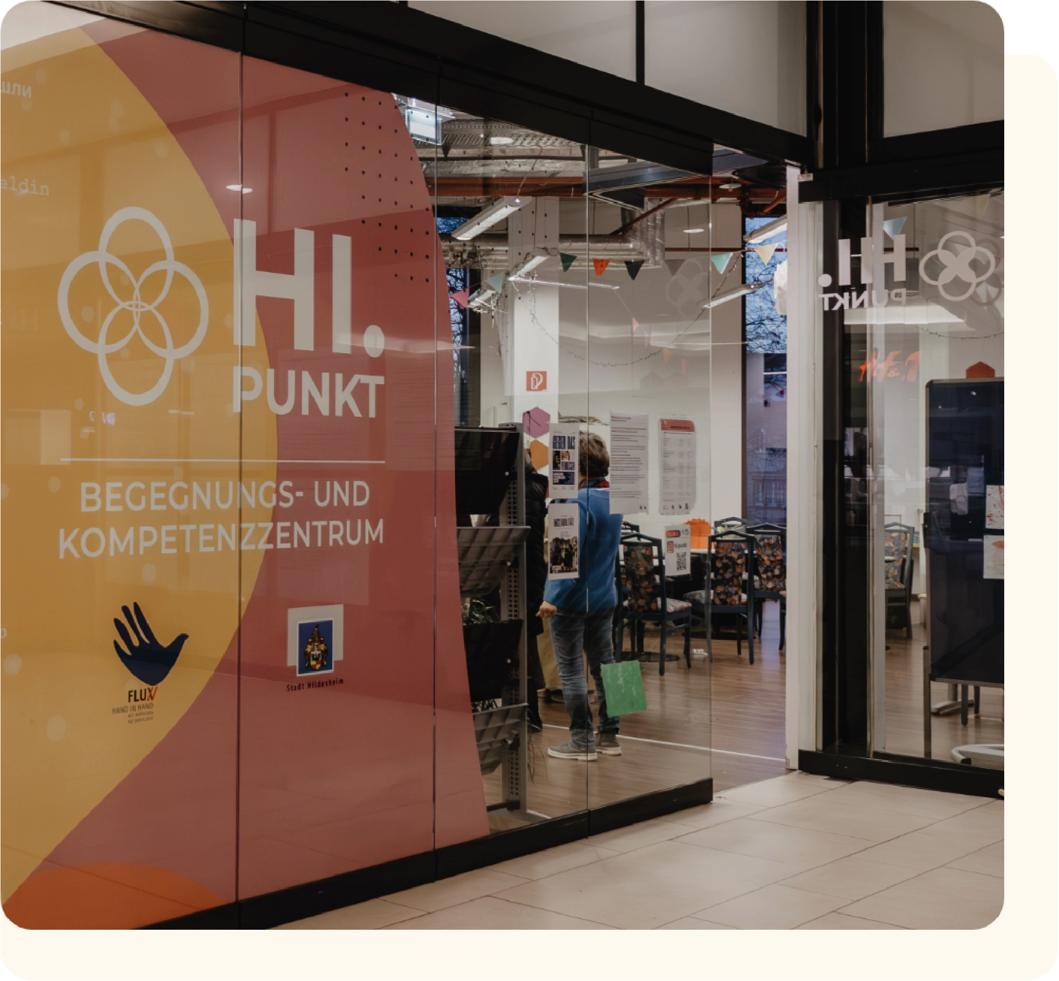 Eingangsbereich des Hi. Punkt Hildesheim